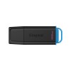 USB-накопитель Kingston DTXG2/128GB 128GB Чёрный/Голубой