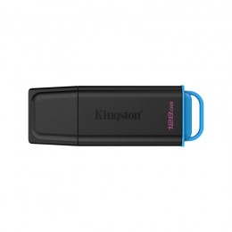 USB-накопитель Kingston DTXG2/128GB 128GB Чёрный/Голубой