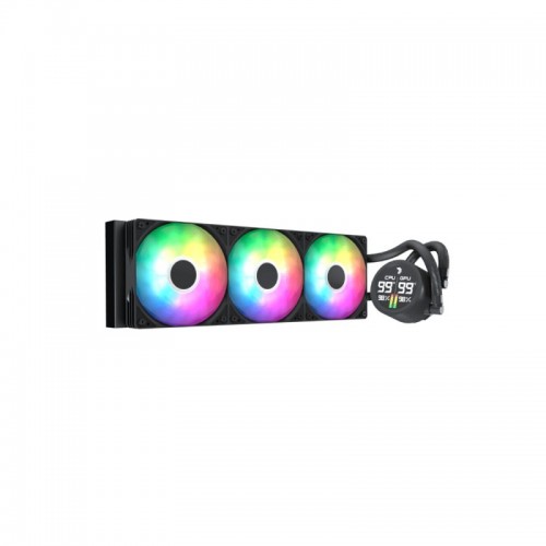 Кулер с водяным охлаждением Aerocool Abyss L360R Digi BK