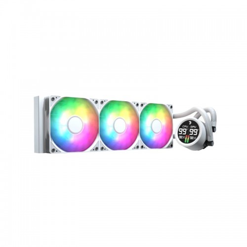 Кулер с водяным охлаждением Aerocool Abyss L360R Digi WH
