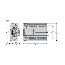 ПЛК М172 SE TM172PDG28RI M172 дисплей 28 I/O ETH 2 RS485
