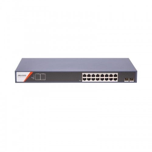 Коммутатор Hikvision DS-3E1518P-SI-16P2F