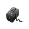 Адаптер питания Baseus EnerCore CG11 Universal Travel Adapter 70W 2AC+2U+2C Cosmic Black