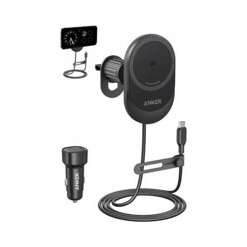 Автомобильное зарядное устройство Anker Prime Wireless Car Charger (B2933H11) Черный
