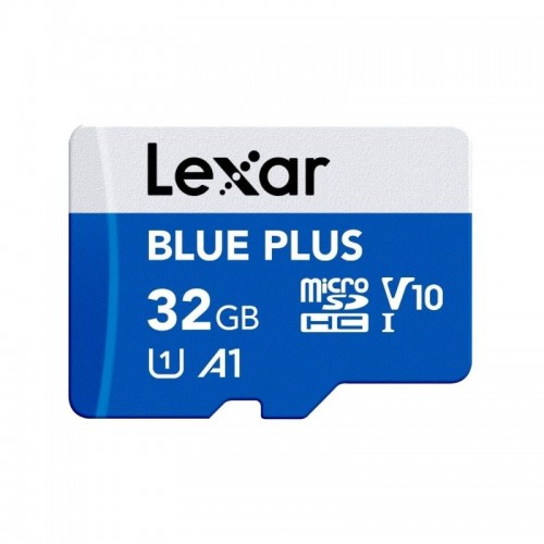 Карта памяти Lexar Blue plus LMSBLPL032G-BNANG 32GB + адаптер