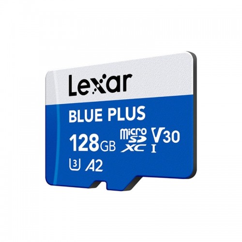 Карта памяти Lexar Blue plus LMSBLPL128G-BNANG 128GB + адаптер