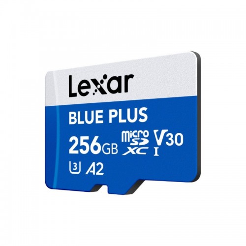 Карта памяти Lexar Blue plus LMSBLPL256G-BNANG 256GB + адаптер
