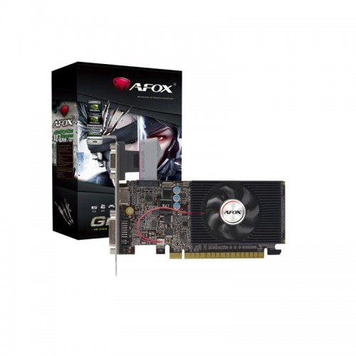 Видеокарта AFOX GT610 2GB D3 LP Single Fan (AF610-2048D3L8)