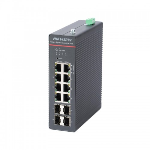 Коммутатор Hikvision DS-3T1512HP-SI-8P4F