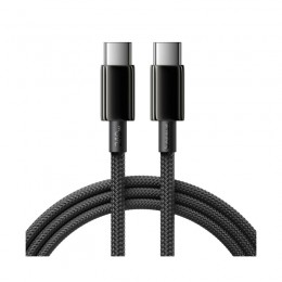 Интерфейсный кабель Baseus Tungsten Gold Air Fast Charging Data Cable USB-C to USB-C 240W 1.2m Black