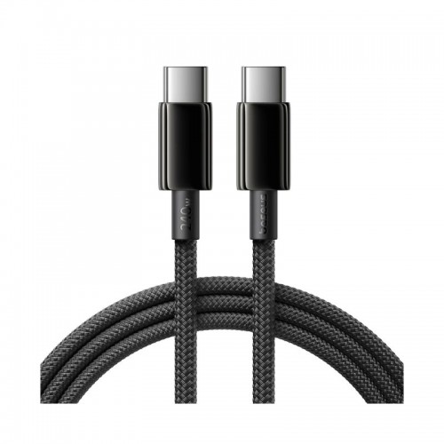 Интерфейсный кабель Baseus Tungsten Gold Air Fast Charging Data Cable USB-C to USB-C 240W 2 m Black