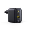 Адаптер питания Baseus EnerFill FE22 Fast Charger 2C+U 70W EU Cosmic Black