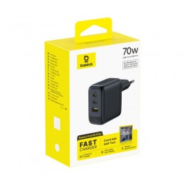 Адаптер питания Baseus EnerFill FE22 Fast Charger 2C+U 70W EU Cosmic Black