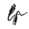 Интерфейсный кабель Baseus Tungsten Fast Charging Data Cable USB-C to iP 30W 1.2m Cluster Black
