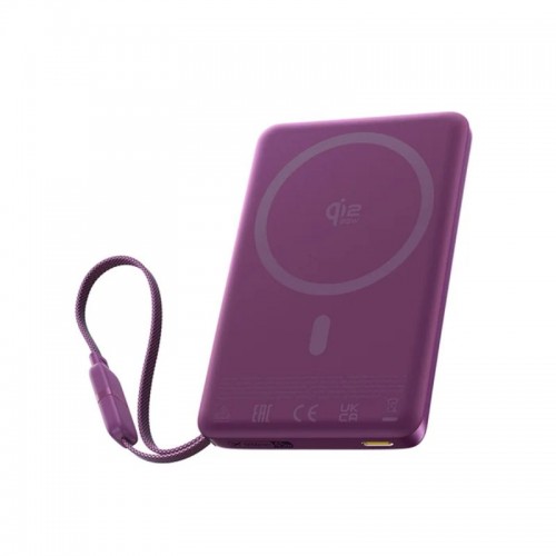 Портативный внешний аккумулятор Baseus PicoGo AM52 Qi2.2 10000mAh 45W Built-in Cable Dark Cherry
