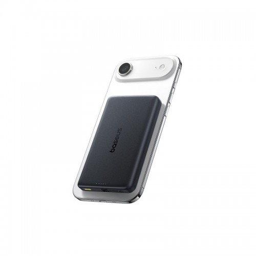 Портативный внешний аккумулятор Baseus PicoGo AM52 Qi2.2 10000mAh 45W USB-C Cable 30cm Black