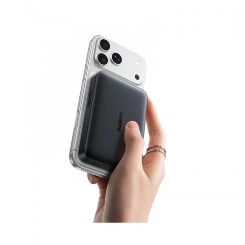 Портативный внешний аккумулятор Baseus FM21 Mini Qi2.2 10000mAh 45W Magnetic Cosmic Black