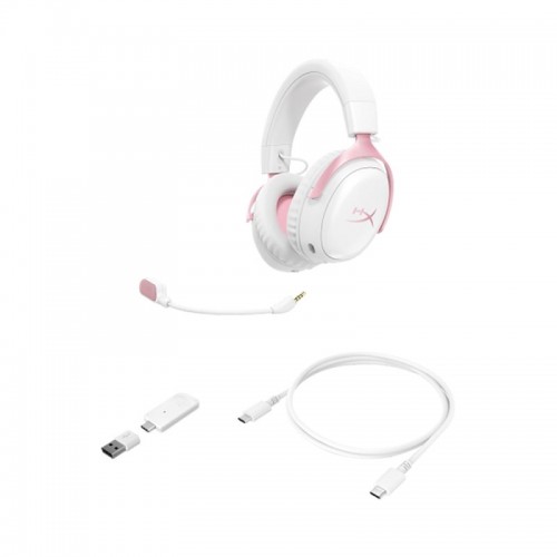 Гарнитура HyperX Cloud III S - Gaming Headset (White-Pink) DG0R2AA