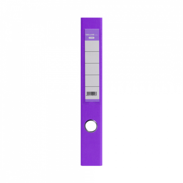 Папка–регистратор Deluxe с арочным механизмом, Office 2-PE1, А4, 50 мм, фиолетовый