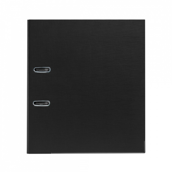 Папка-регистратор Deluxe с арочным механизмом, Office 3-BK19 (3" BLACK), А4, 70 мм, чёрный