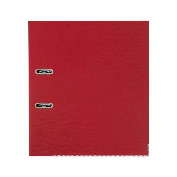 Папка–регистратор Deluxe с арочным механизмом, Office 2-RD24 (2" RED), А4, 50 мм, красный