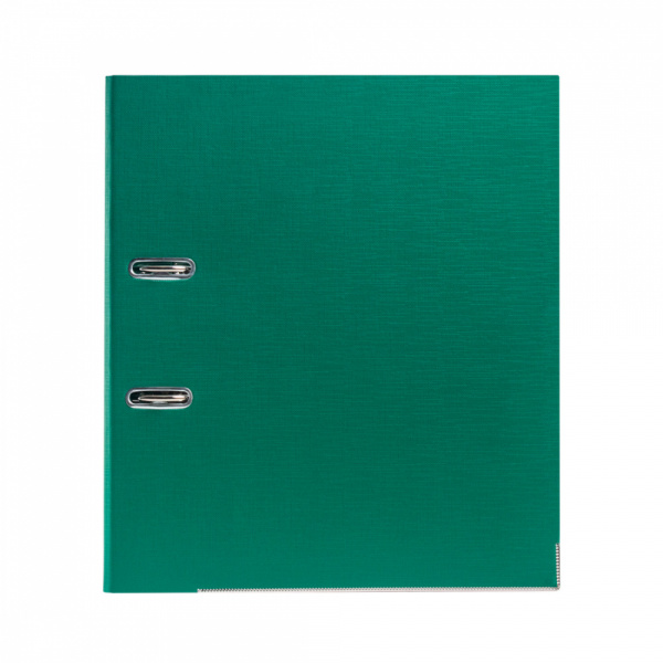 Папка–регистратор Deluxe с арочным механизмом, Office 3-GN36 (3" GREEN), А4, 70 мм, зелёный