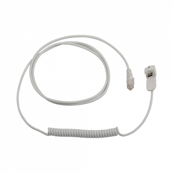 Противокражный кабель Eagle A6150BW (Reverse Micro USB - Micro USB)