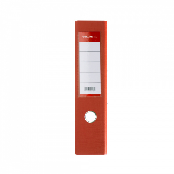 Папка–регистратор Deluxe с арочным механизмом, Office 3-OE6 (3" ORANGE), А4, 70 мм, оранжевый
