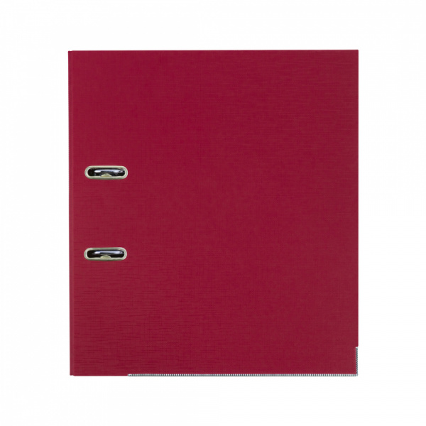 Папка–регистратор Deluxe с арочным механизмом, Office 2-WN8, А4, 50 мм, бордовый