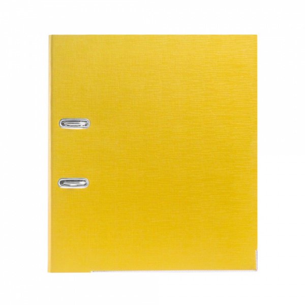 Папка–регистратор Deluxe с арочным механизмом, Office 2-YW5, А4, 50 мм, жёлтый
